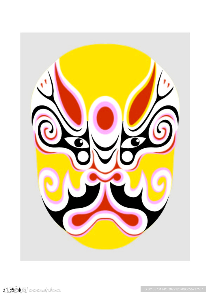 土行孙 脸谱 京剧