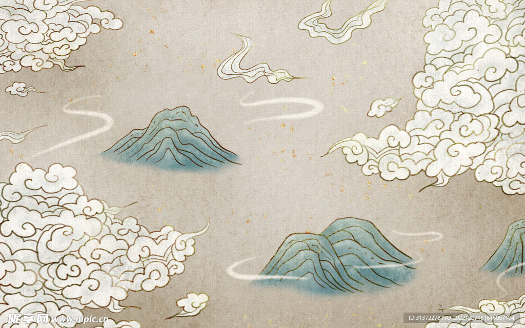 国潮祥云设计图片