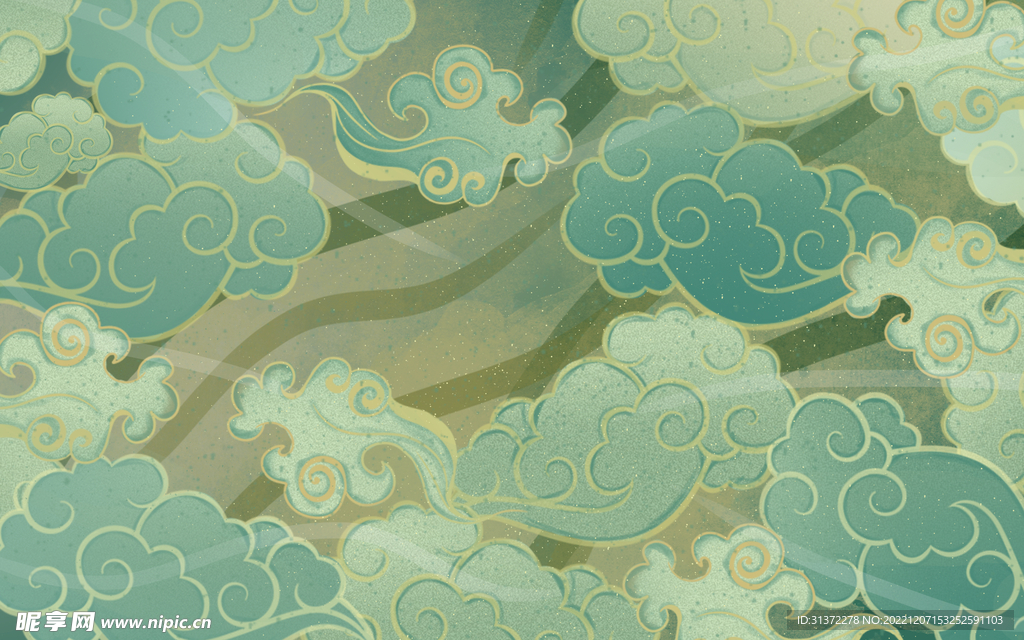 国潮祥云设计图片