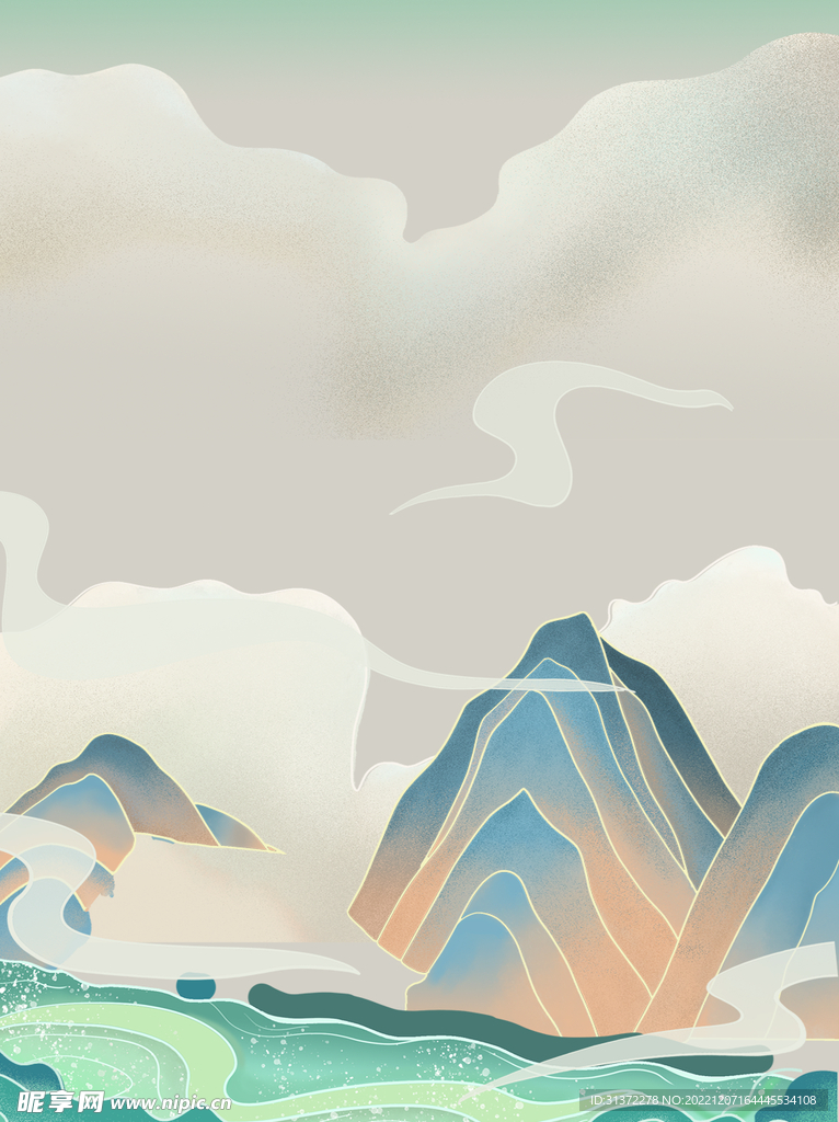   国潮祥云设计图片