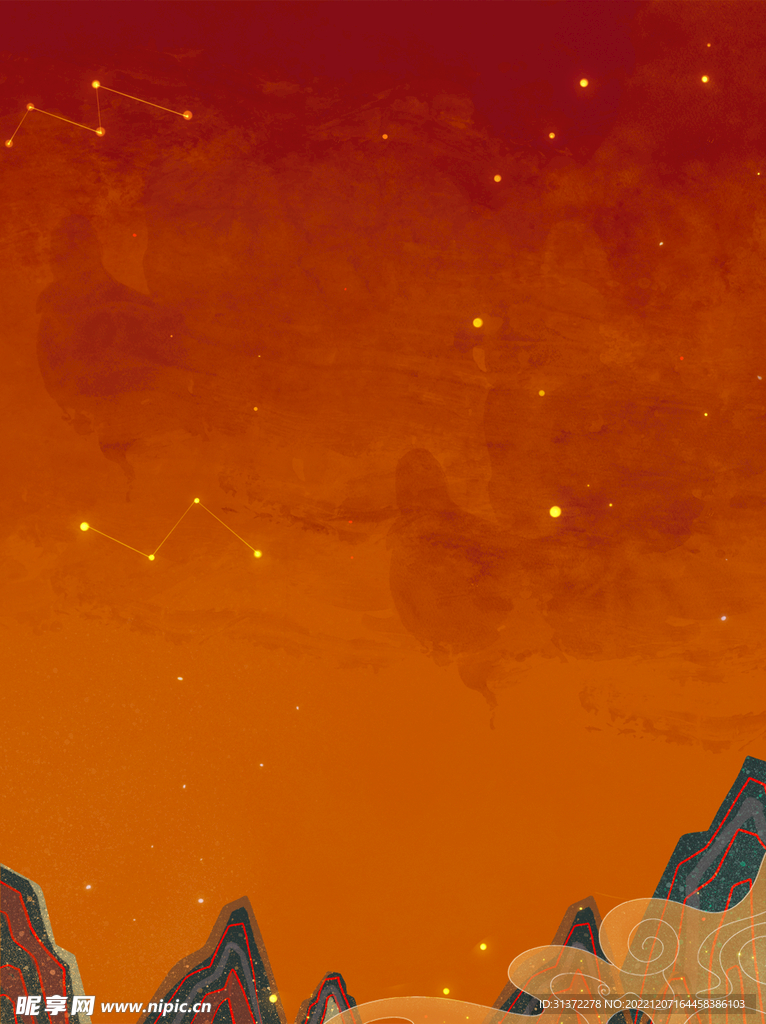 国潮祥云设计图片