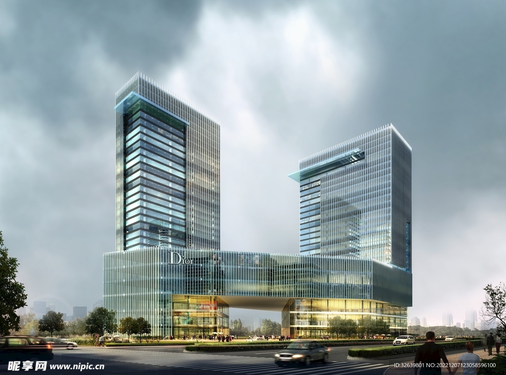 商务建筑效果图