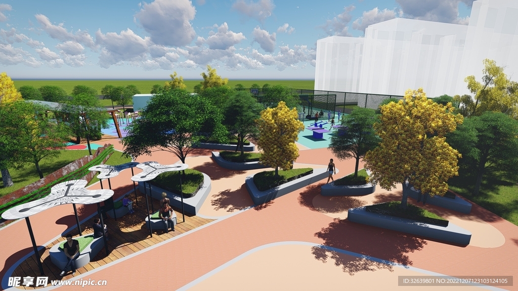 公园效果图