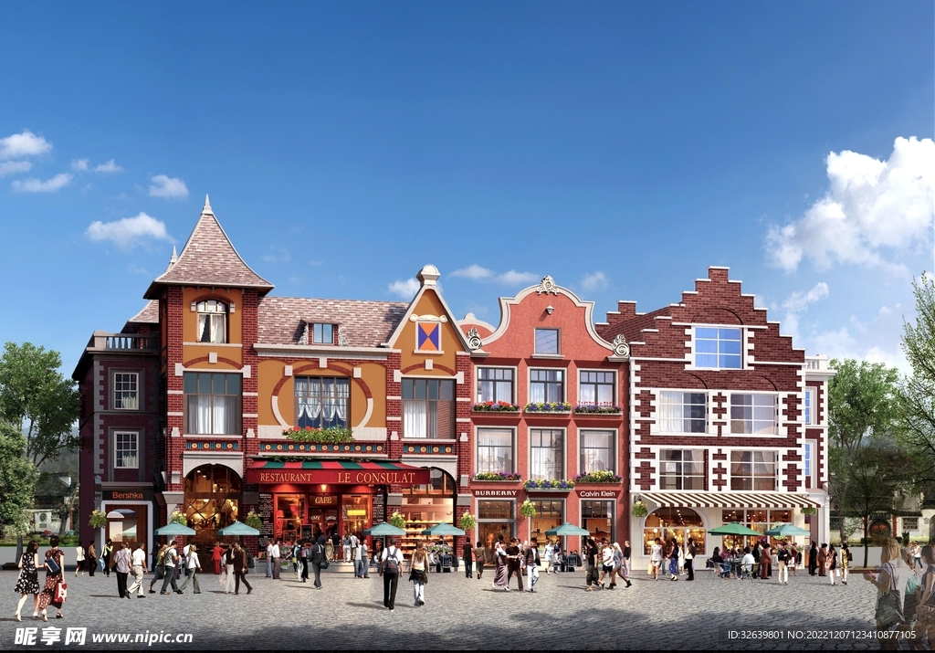 特色商场效果图