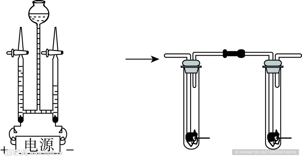 化学器皿滴定管分液漏斗连通试管