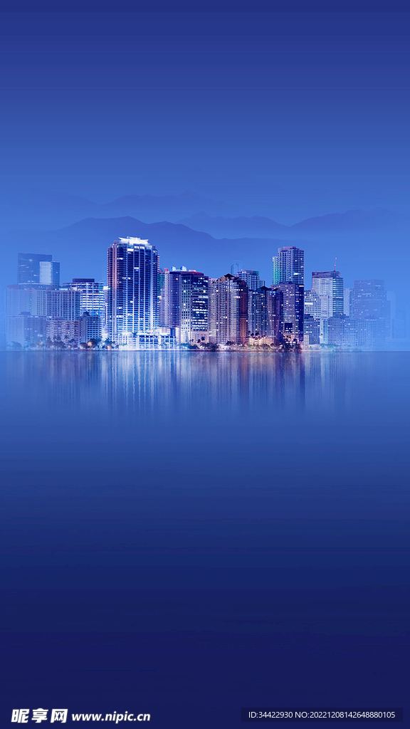 城市霓虹灯夜景