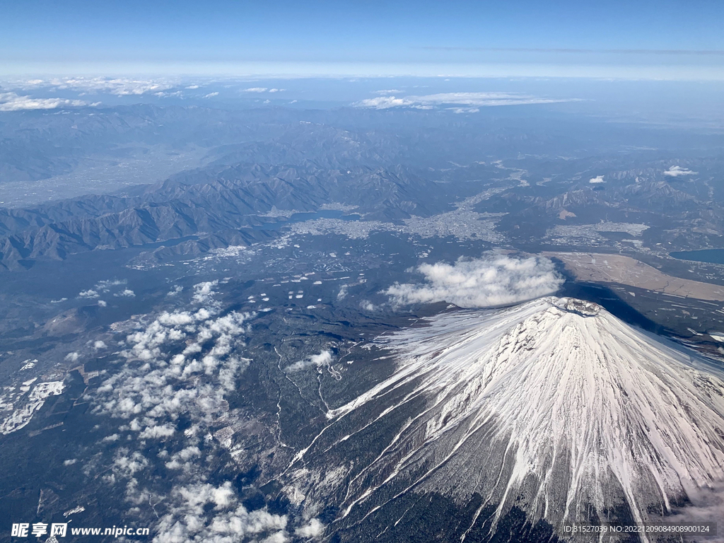 富士山俯拍