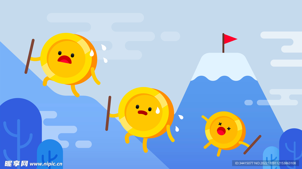 数字硬币金融插图