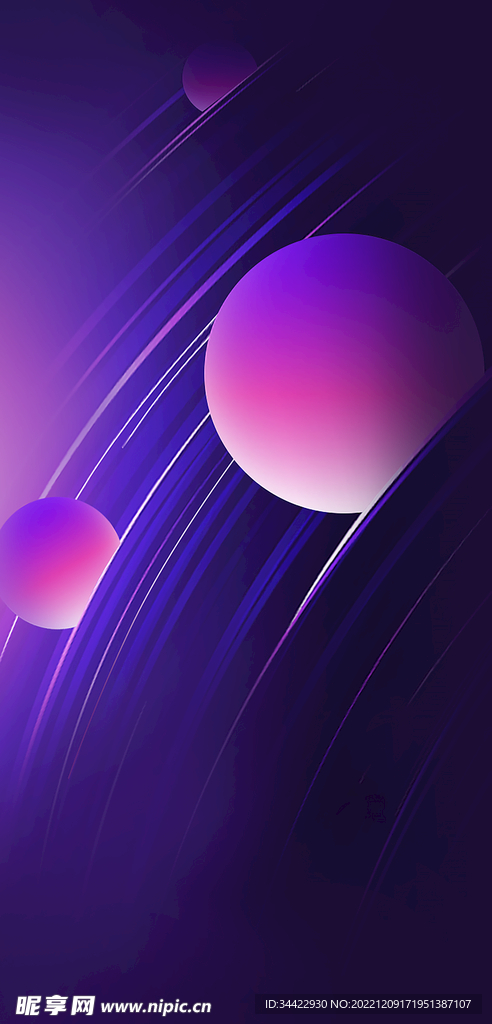 蓝紫粉渐变背景