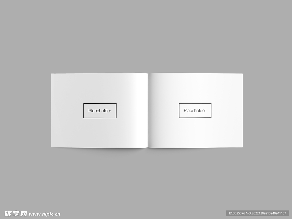 横向手册样机模板