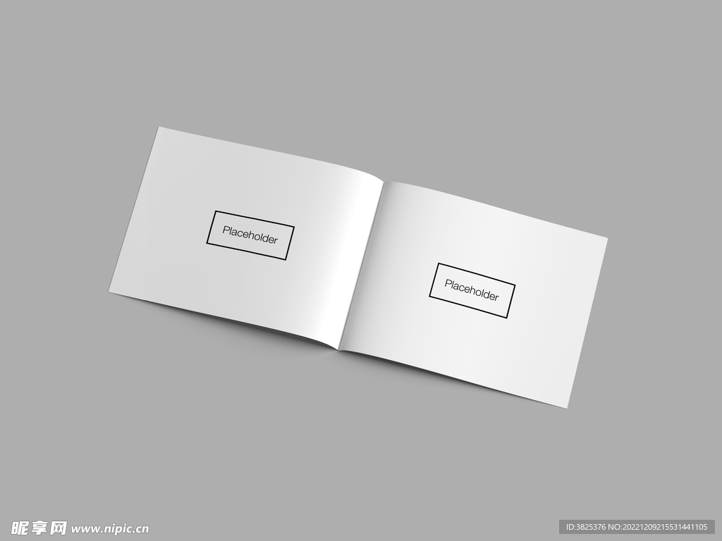 横向手册样机模板