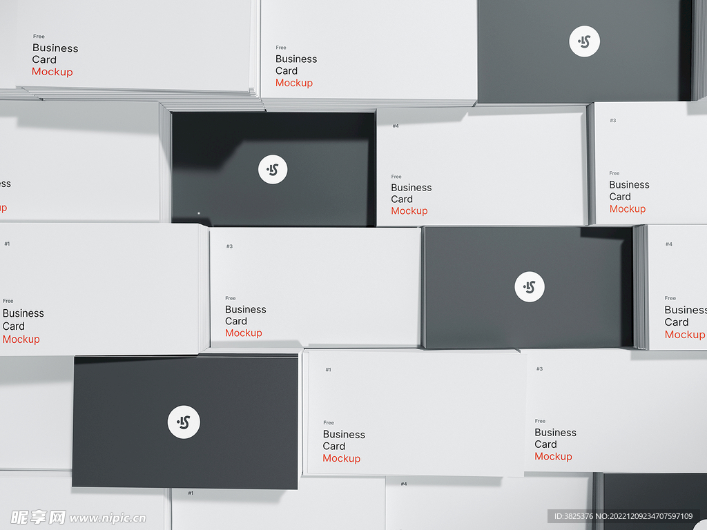 名片展示样机模板