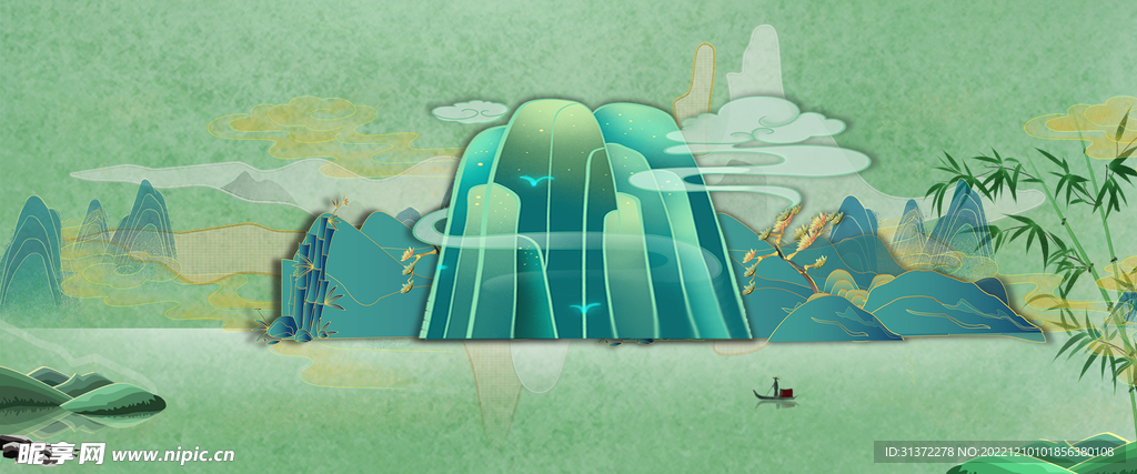 国潮祥云设计图片