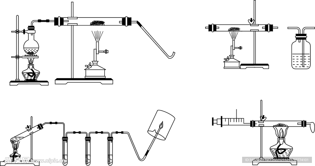 化学器皿连接仪器