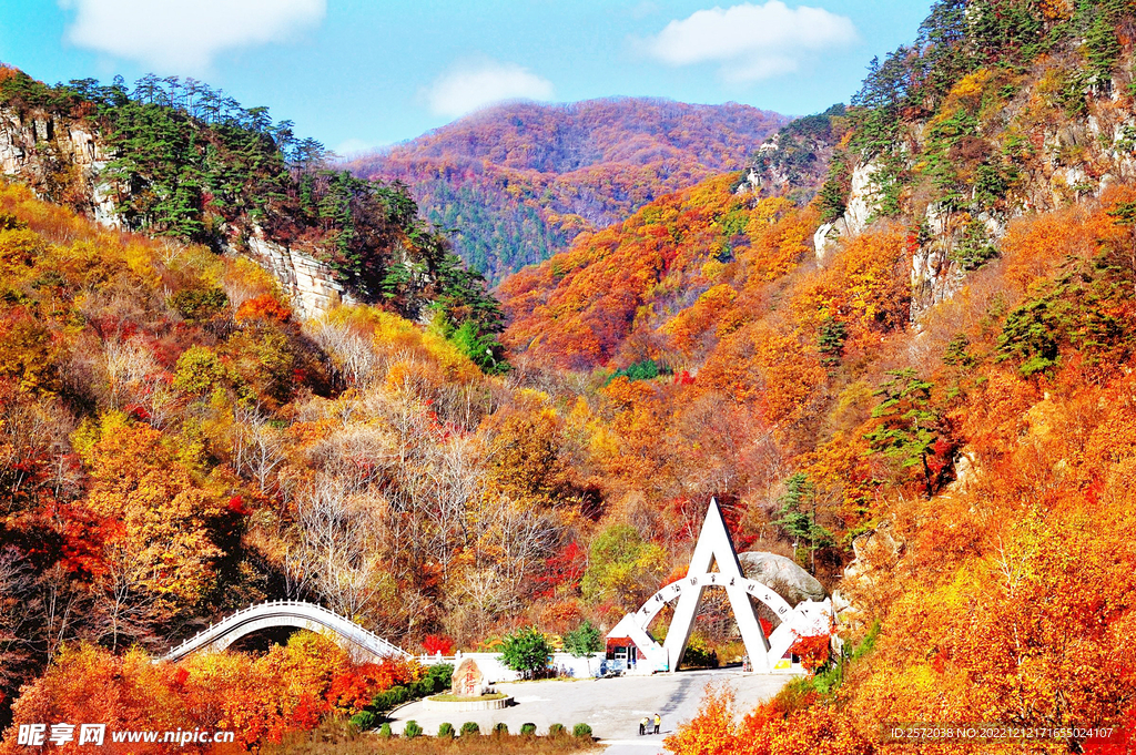 丹东天桥沟秋色