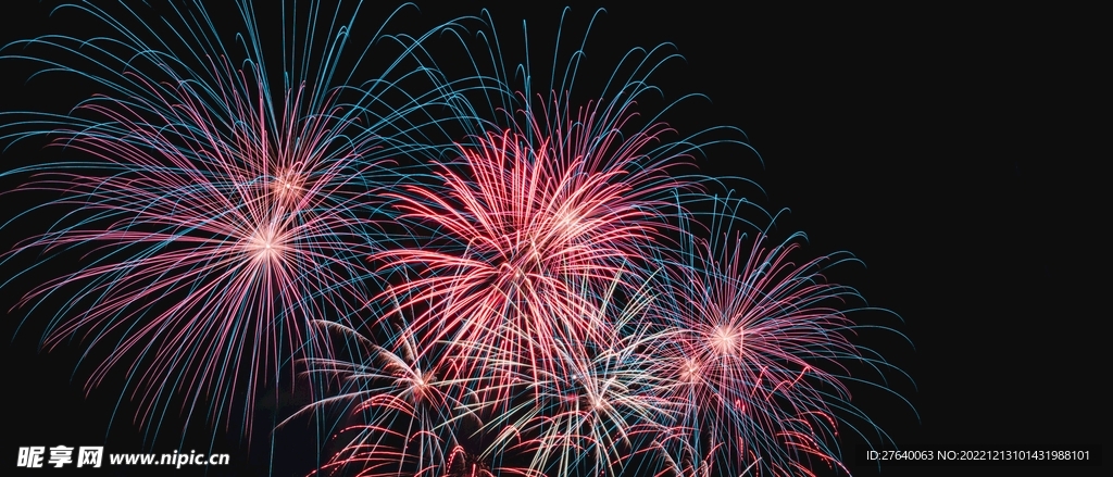 烟花夜空素材图片