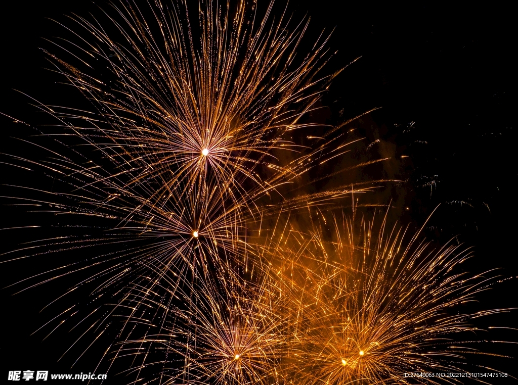 烟花夜空素材图片