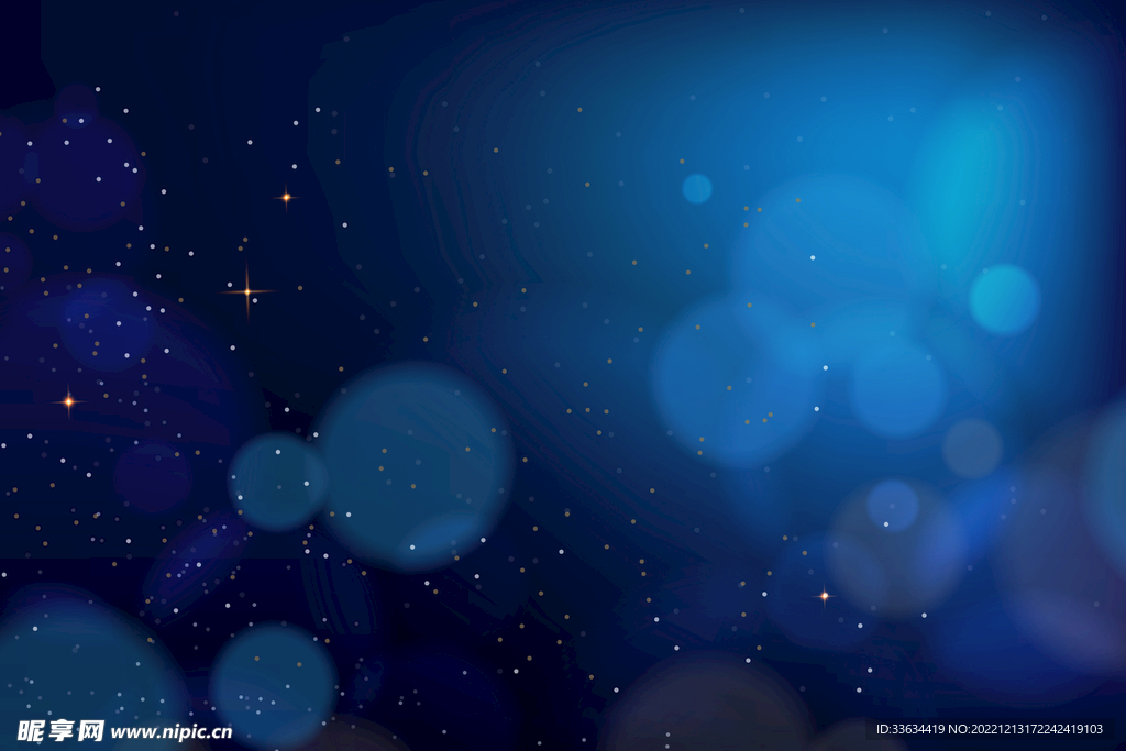 深蓝色梦幻背景