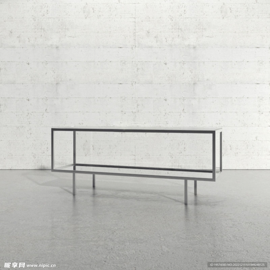 C4D模型茶几桌子