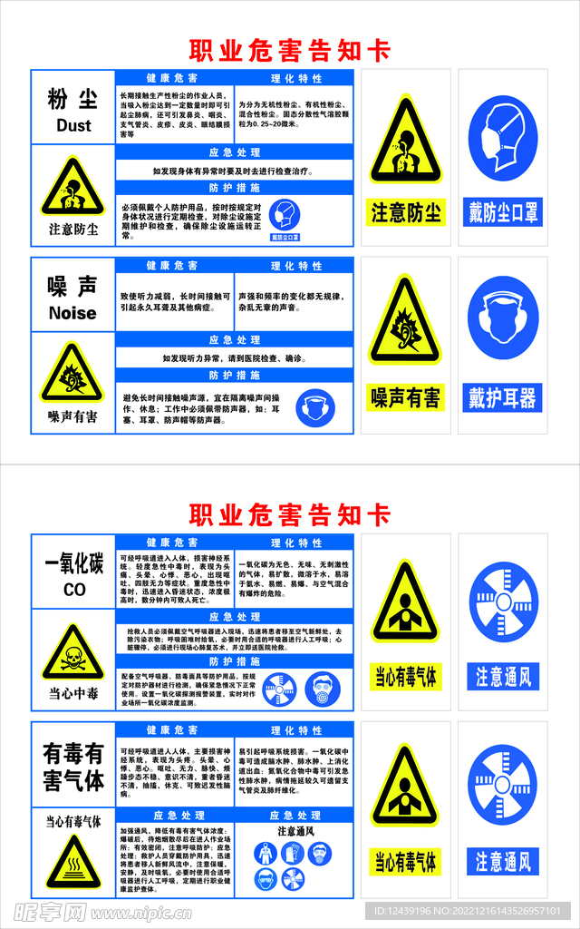 职业危害告知卡