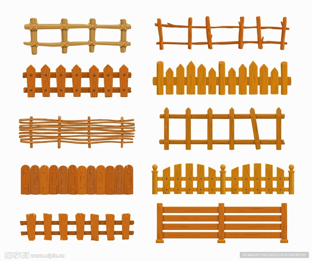 栅栏卡通图案设计