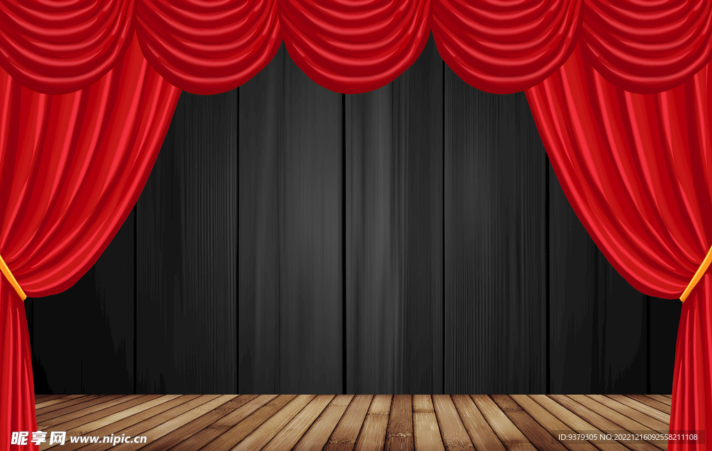 舞台幕布背景