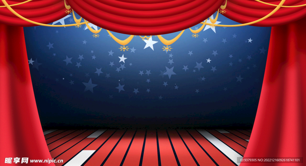 舞台幕布背景