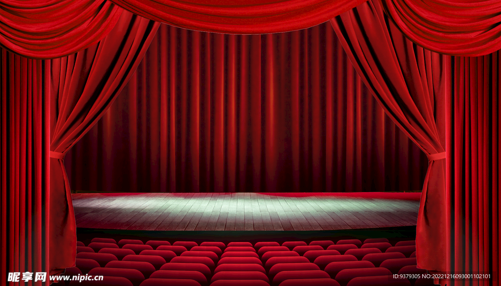 舞台幕布背景