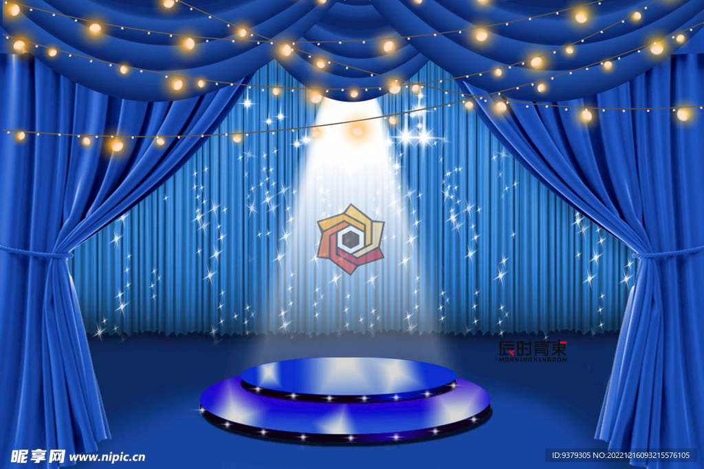 舞台幕布背景
