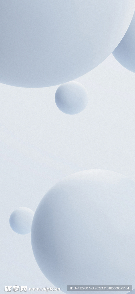 白色球体底图