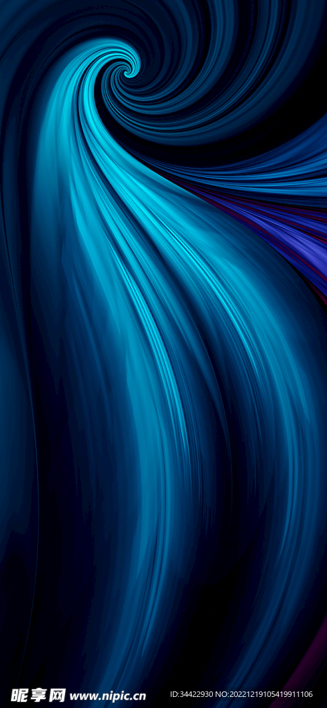 蓝色螺旋渐变
