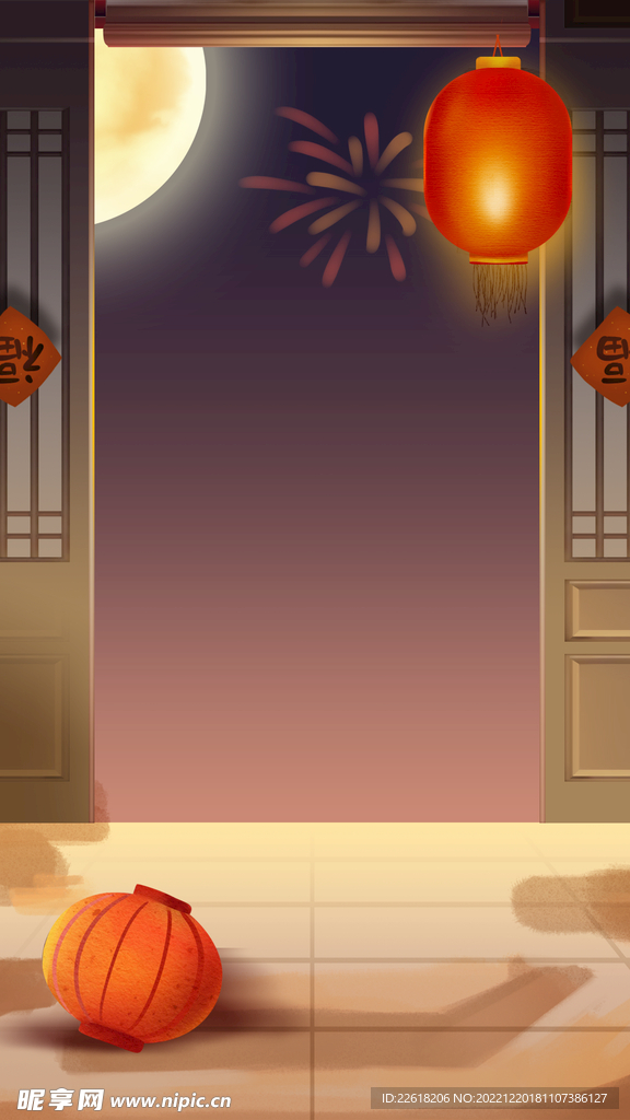 新春活动海报背景