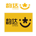 韵达快递标志矢量