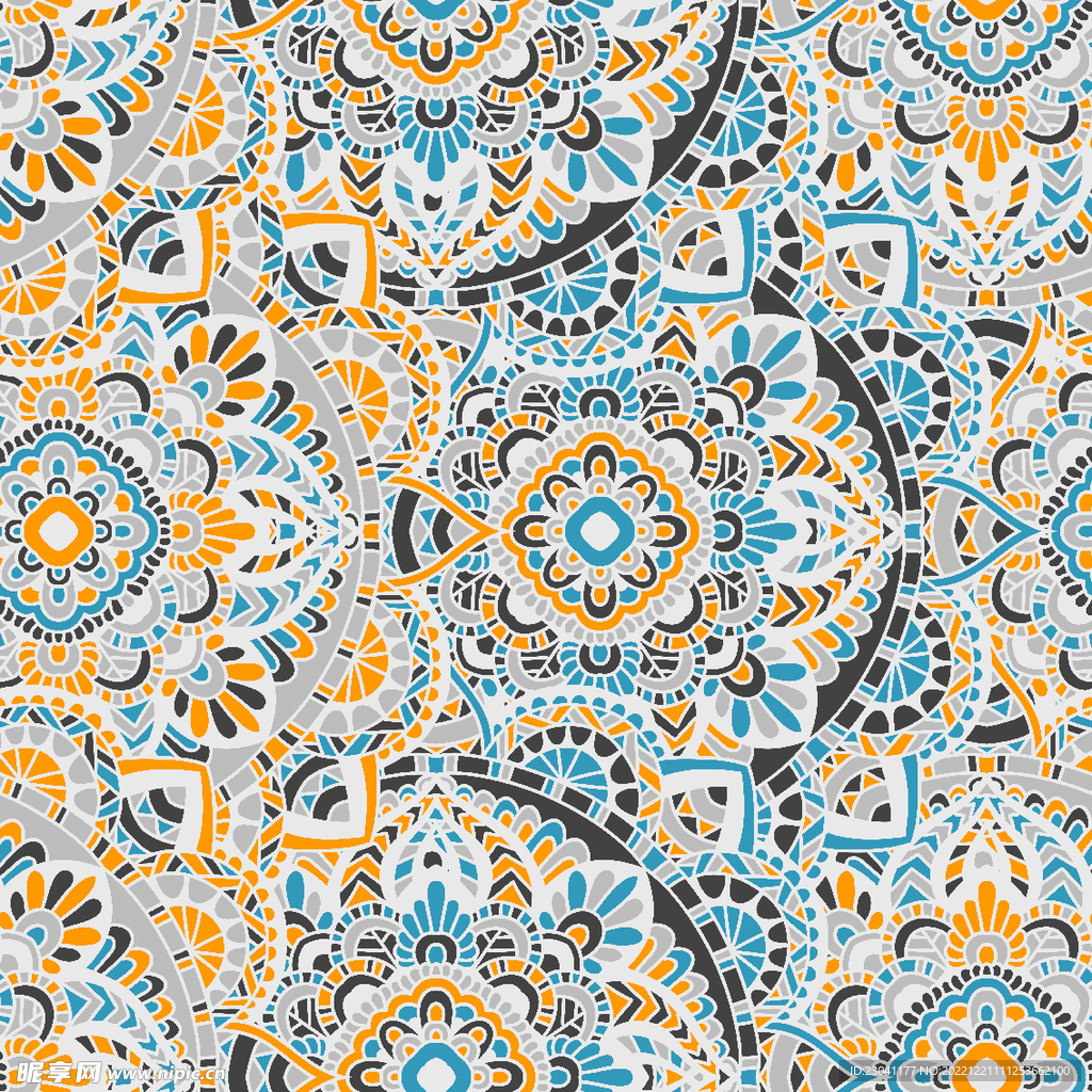 民族风几何图案