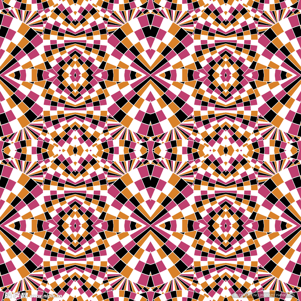 民族风几何图案