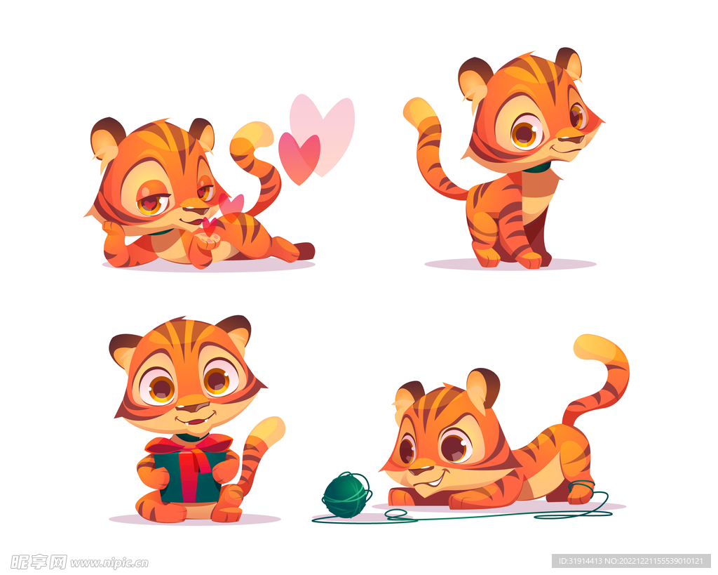 卡通老虎