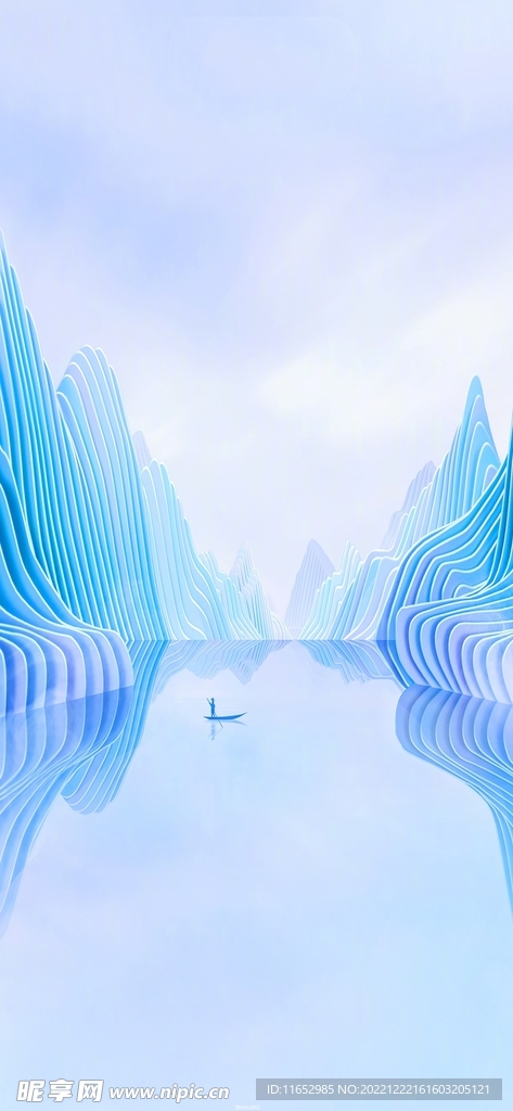 高端背景立体背景C4D空背景