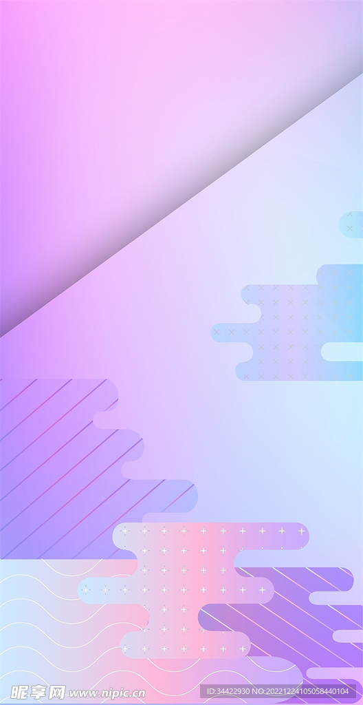 渐变几何图形背景