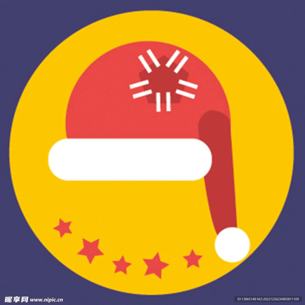 卡通圣诞帽设计