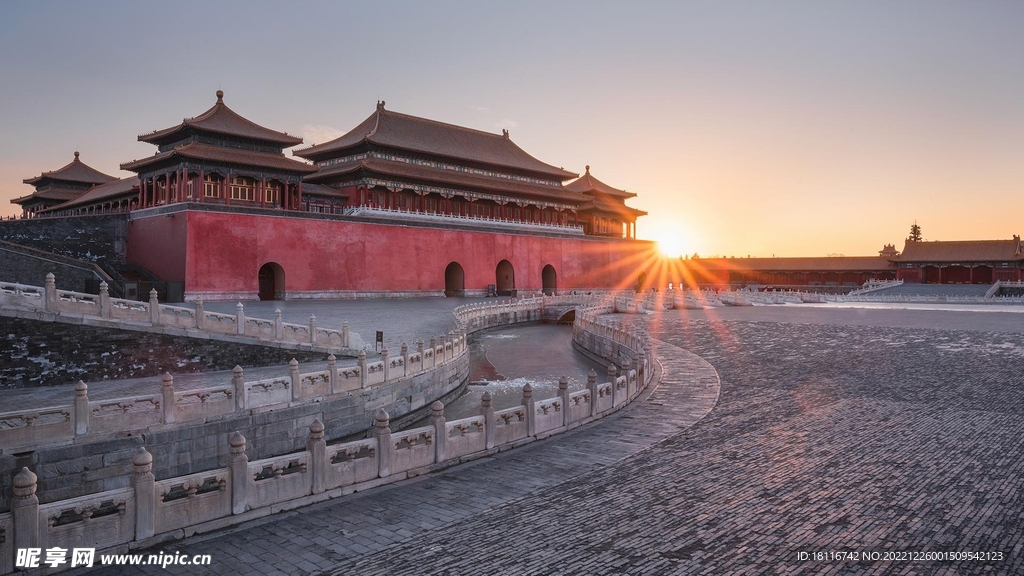 故宫日出