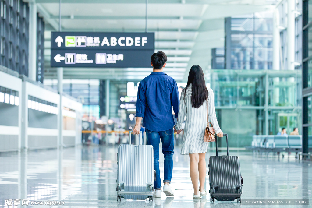 机场行李箱旅行