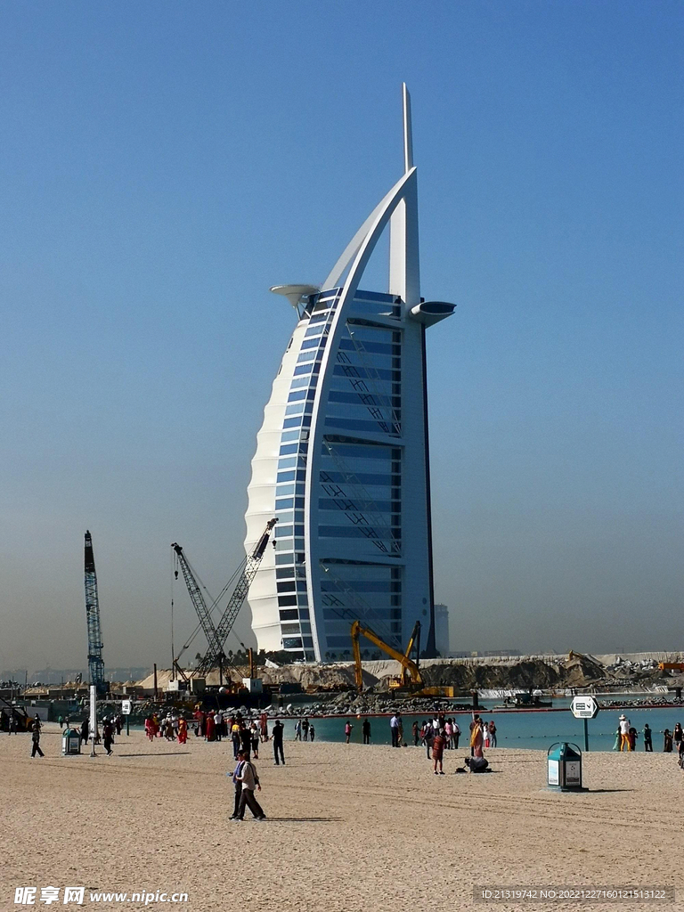 帆船酒店摄影图