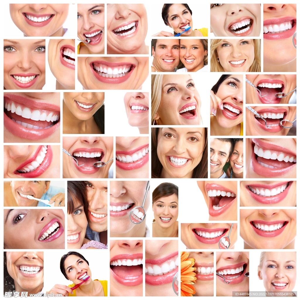 美白牙齿笑容