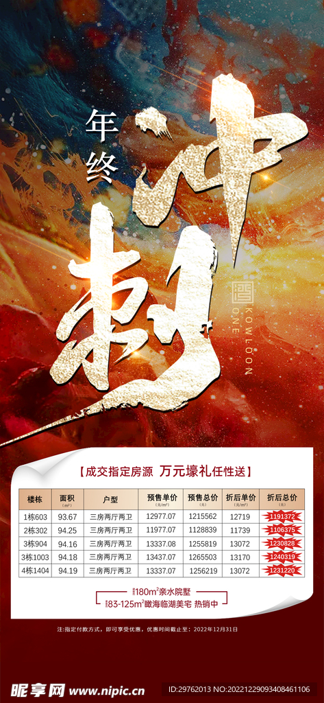 年终冲刺特价房