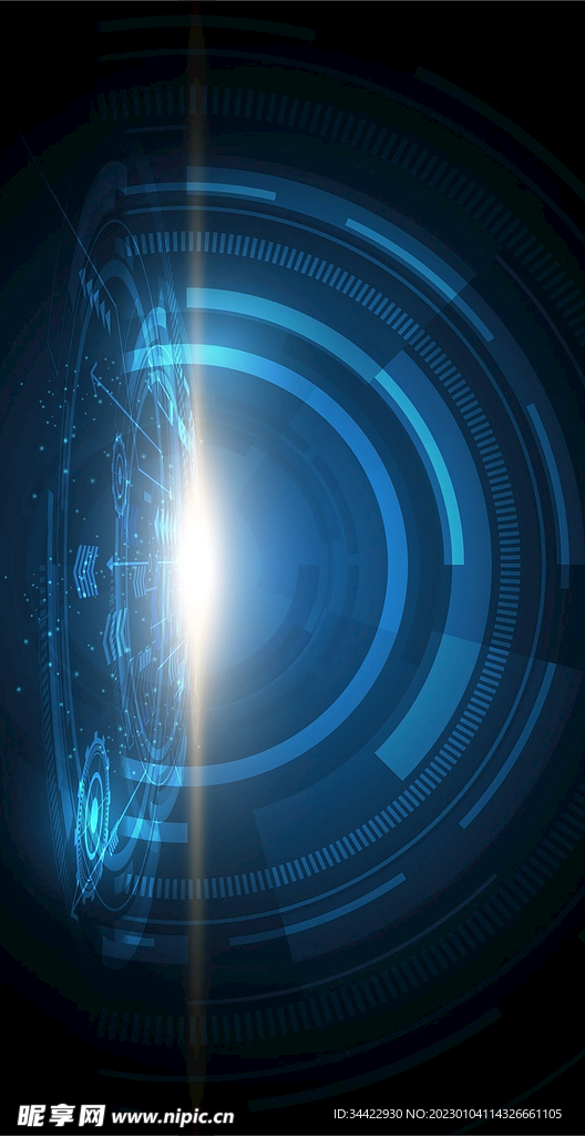 未来电子信息背景