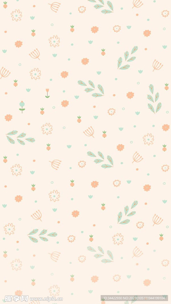 温暖纯色系小清新背景