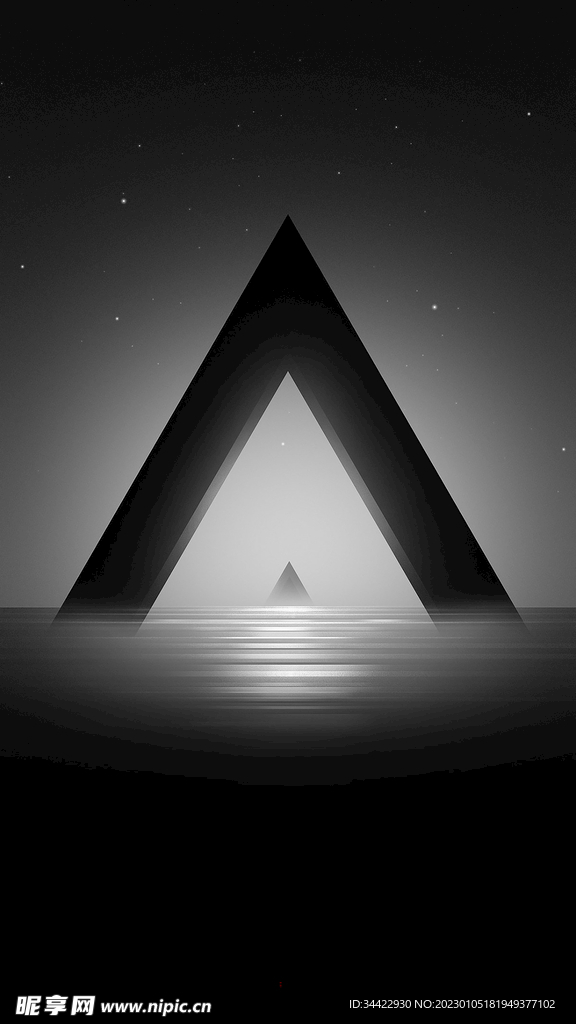 黑色质感空间背景