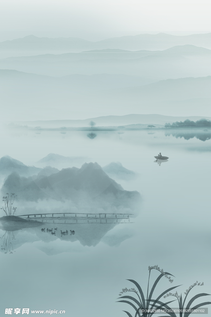 古风中国风元素背景