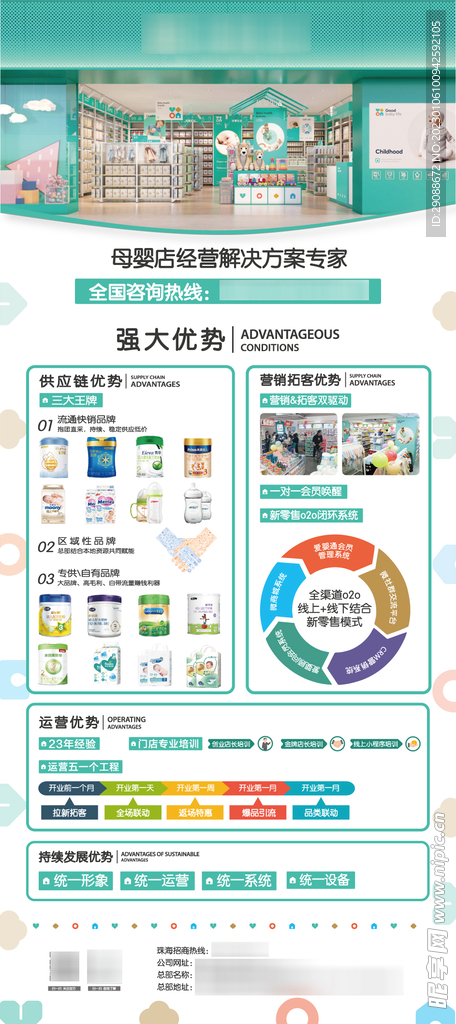 企业招商易拉宝