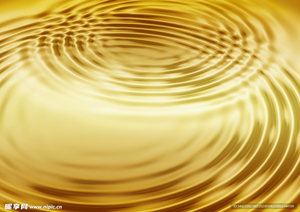 金色波浪